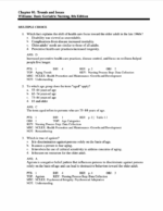 TEST BANK For Basic Geriatric Nursing 8th Edition2