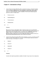 Test Bank For Focus on Nursing Pharmacology 8th Edition2