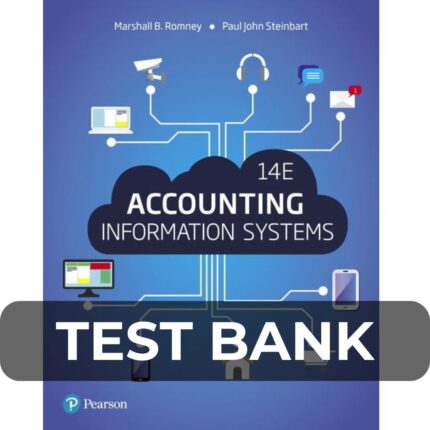 Test Bank For Accounting Information Systems 14th Edition