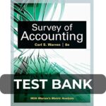 Test Bank For Survey of Accounting 8th Edition