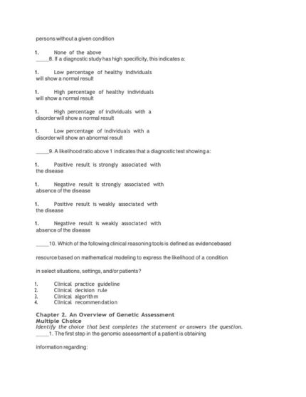 Test Bank For Advanced Assessment Interpreting Findings and Formulating 4th Edition