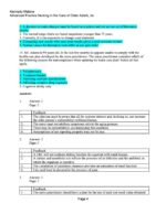 Test Bank For Advanced Practice Nursing in the Care of Older Adults 2nd Edition