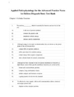 Test Bank For Applied Pathophysiology for the Advanced Practice Nurse 1st Edition