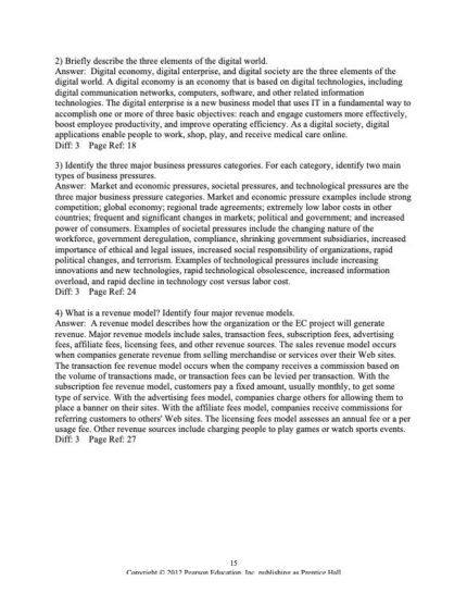 Test Bank For Electronic Commerce 2012 7th Edition Turban 