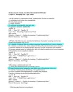 Test Bank For Revel for Business Law in Canada 12th Edition