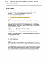 Test Bank For Nursing Today Transition and Trends 11th Edition1