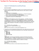 Test Bank For Pharmacology and the Nursing Process 8th Edition2