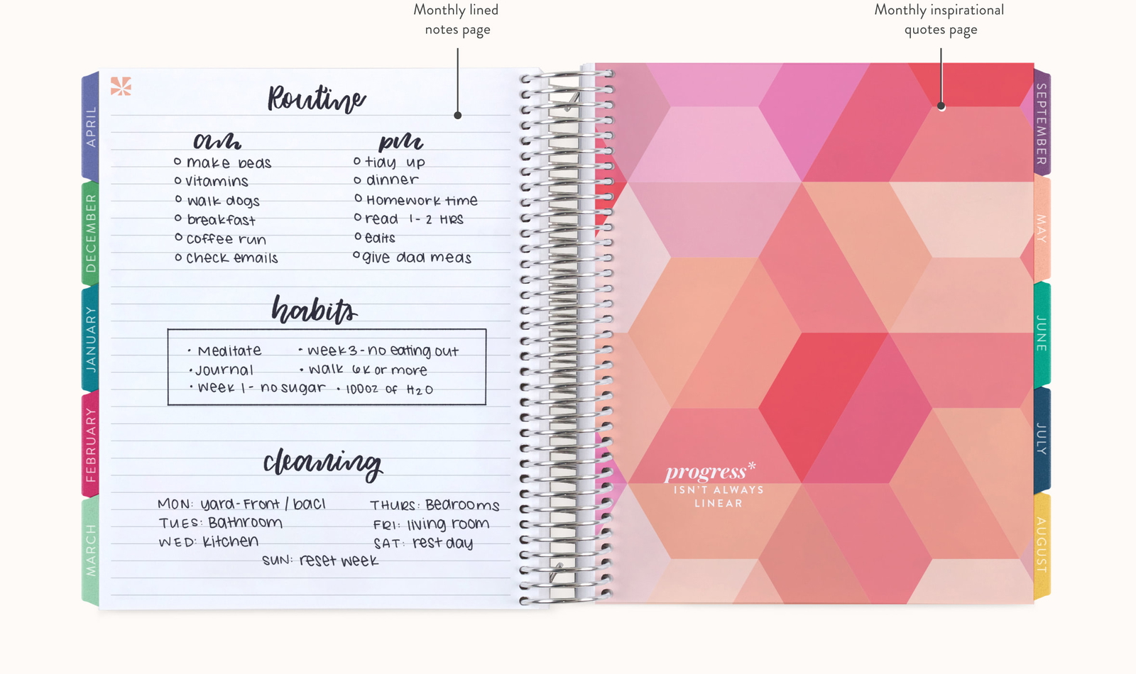 Monthly Planner Layout