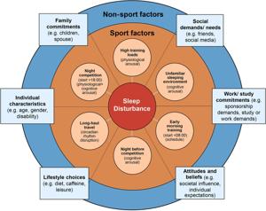 Cycle of stress and sleep
