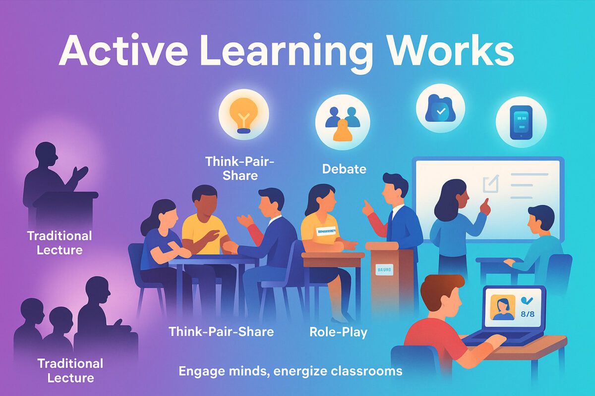 Active Learning Methods to Boost Classroom Engagement