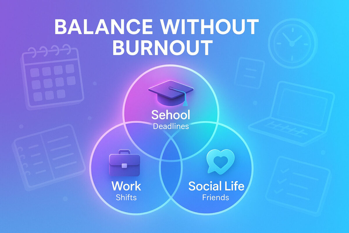 How to Balance School, Work, and Social Life Like a Pro