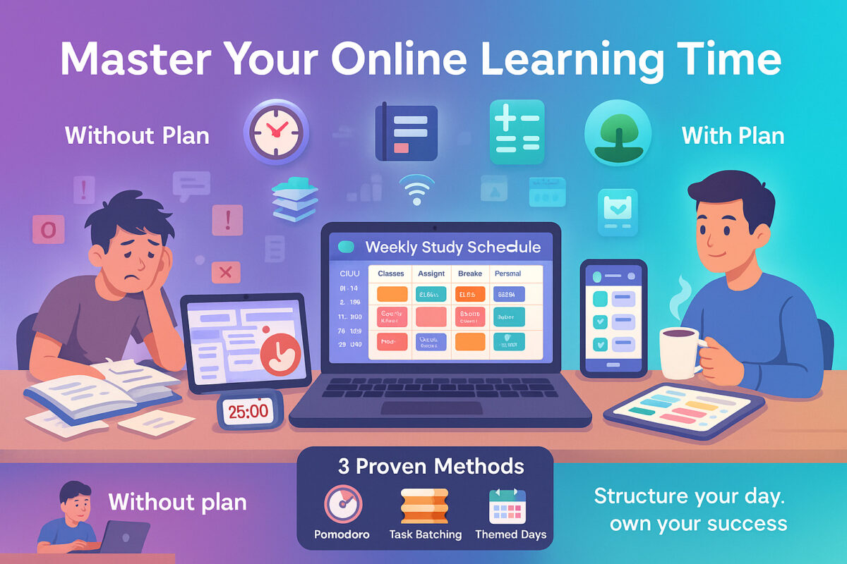 Mastering Time Management for Online Learning Success