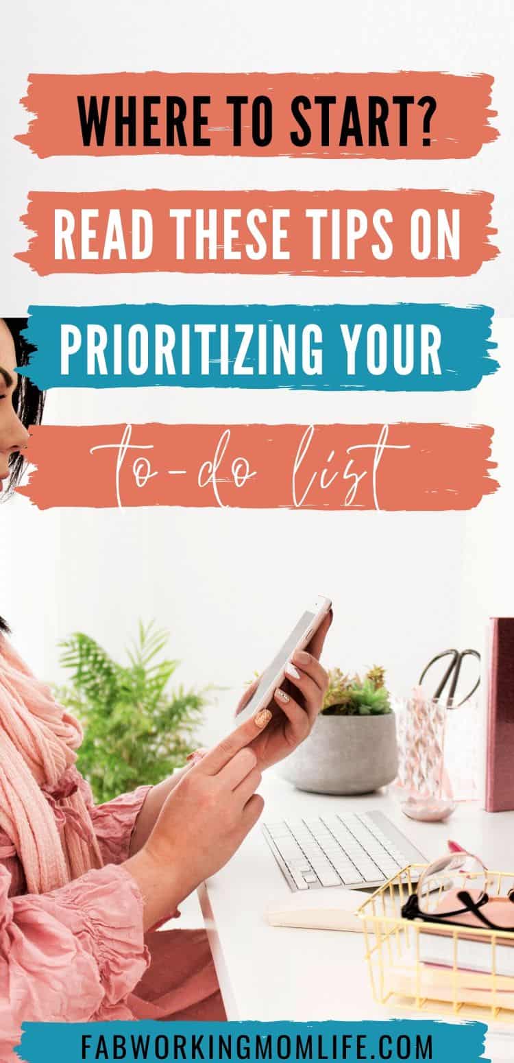 Where to start on your to-do list