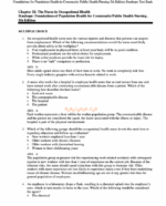 Test Bank For Foundations for Population Health in Community Public Health Nursing 5th Edition3
