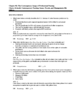 Test Bank For Contemporary Nursing Issues, Trends, and Management 8th Edition2