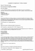 Test Bank For Essentials for Nursing Practice 9th Edition 1