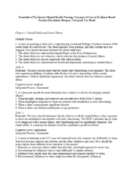 Test Bank For Essentials of Psychiatric Mental Health Nursing: Concepts of Care in Evidence-Based Practice 8th edition Morgan, Townsend - Image 4