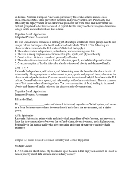Test Bank For Essentials of Psychiatric Mental Health Nursing Concepts of Care in Evidence-Based Practice 8th edition3