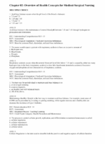 Test Bank For Medical Surgical Nursing Concepts for Interprofessional Collaborative Care 9th edition2