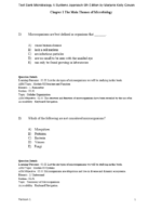 Test Bank For Microbiology A Systems Approach 6th Edition by Marjorie Kelly Cowan1