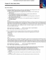 Test Bank For Psychiatric Nursing 9th Edition Keltner 1