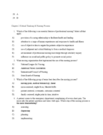 Test Bank For Fundamentals of Nursing Theory Concepts and Applications 4th Edition Wilkinson 2