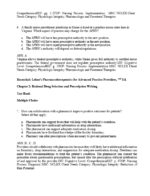 Test Bank For Lehne's Phamacotherapeutics For Advanced Practice Nurses And Physician Assistants 2nd Edition Rosenthal 2