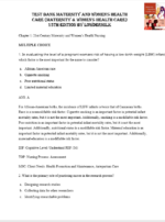 Test Bank For Maternity And Women's Health Care 13th Edition By Lowdermilk1