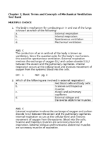 Test Bank For Pilbeams Mechanical Ventilation 7th Edition By Cairo1